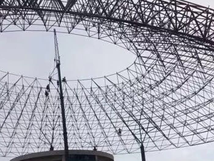 阆中篮球馆球形网架厂家价格